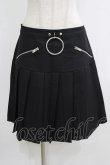 画像1: KILL STAR / No Lip Pleated Skirt L ブラック H-25-10-12-1024-SL-SK-KB-ZH (1)