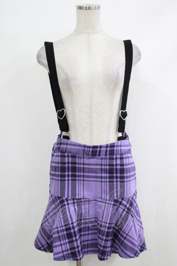 画像1: KILL STAR / School Dayz Skirt S パープル H-25-10-12-1025-SL-SK-KB-ZH (1)
