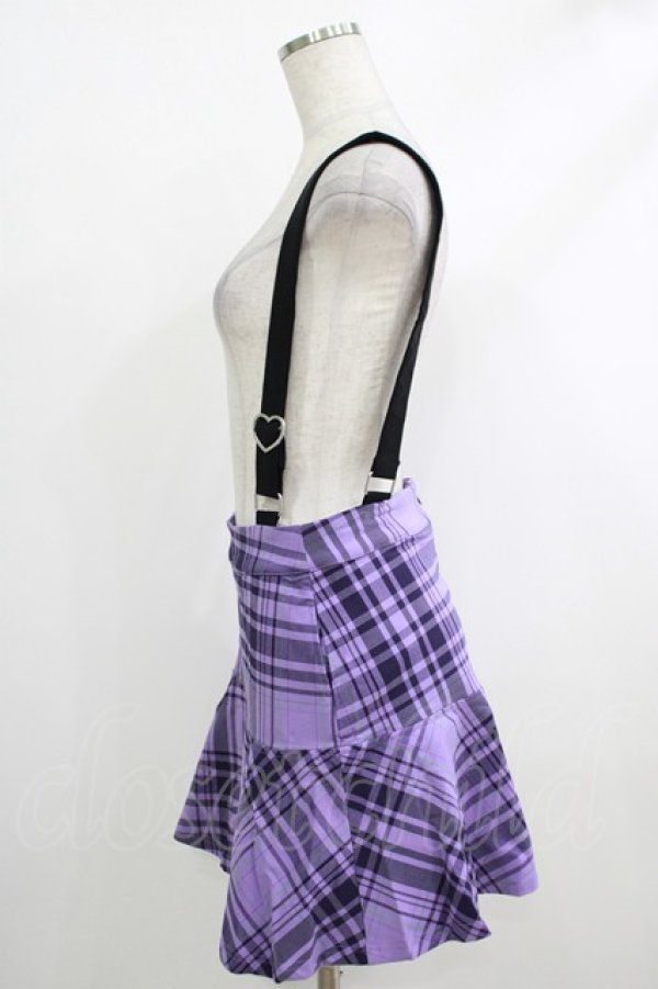 画像2: KILL STAR / School Dayz Skirt S パープル H-25-10-12-1025-SL-SK-KB-ZH (2)