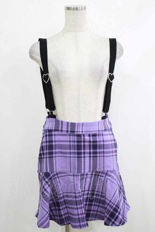 画像1: KILL STAR / School Dayz Skirt S パープル H-25-10-12-1027-SL-SK-KB-ZY (1)