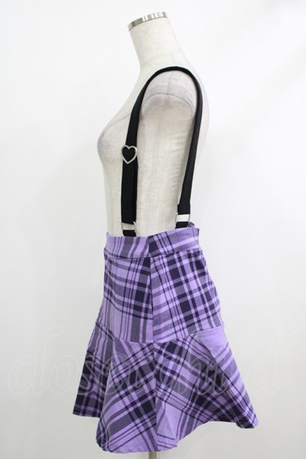 画像2: KILL STAR / School Dayz Skirt S パープル H-25-10-12-1027-SL-SK-KB-ZY (2)