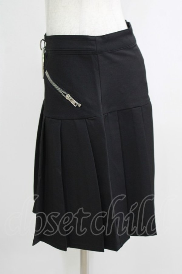 画像2: KILL STAR / No Lip Pleated Skirt S ブラック H-25-10-12-1028-SL-SK-KB-ZH (2)