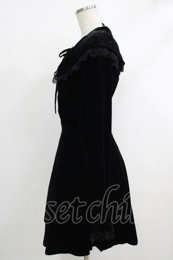 画像2: KILL STAR / Emilee Emilee Collar Dress M ブラック H-25-10-12-1003-SL-OP-KB-ZH (2)