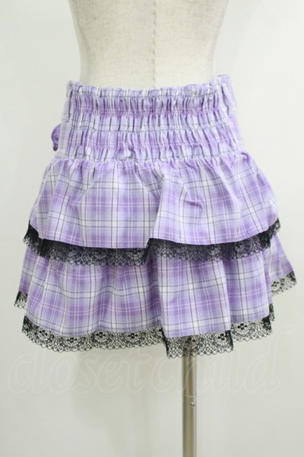 画像3: QOOZA / Kuromi mini skirt  ラベンダー H-25-10-12-1030-PU-SK-KB-OS (3)