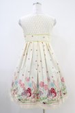 画像2: Emily Temple cute / LuLuガーデンレース切替ノースリーブワンピース  オフシロ H-25-10-12-013-ET-OP-KB-ZT199 (2)