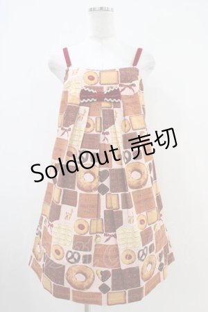 画像: Emily Temple cute / ビスケット＆チョコノースリーブワンピース  ピンク H-25-10-12-015-ET-OP-KB-ZH