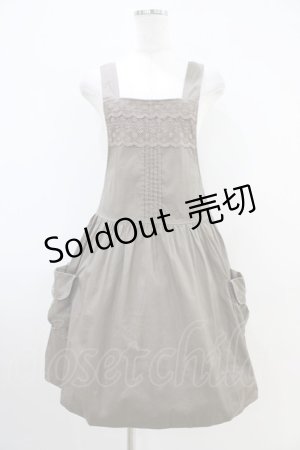 画像: Emily Temple cute / ピンタックサロペットスカート  チャ H-25-10-12-018-ET-OP-KB-ZH