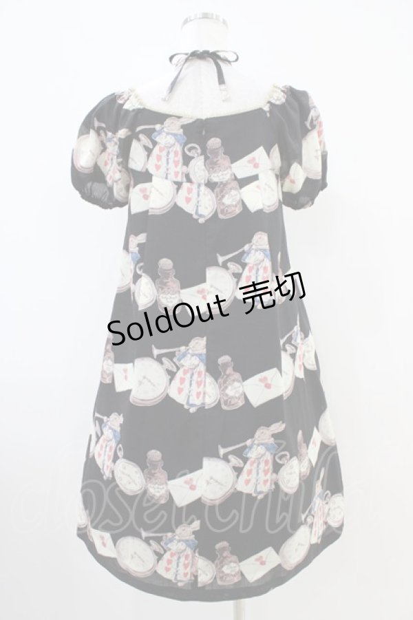 画像2: Emily Temple cute / ワンダーランドホルターワンピース  クロ H-25-10-12-025-ET-OP-KB-ZH (2)