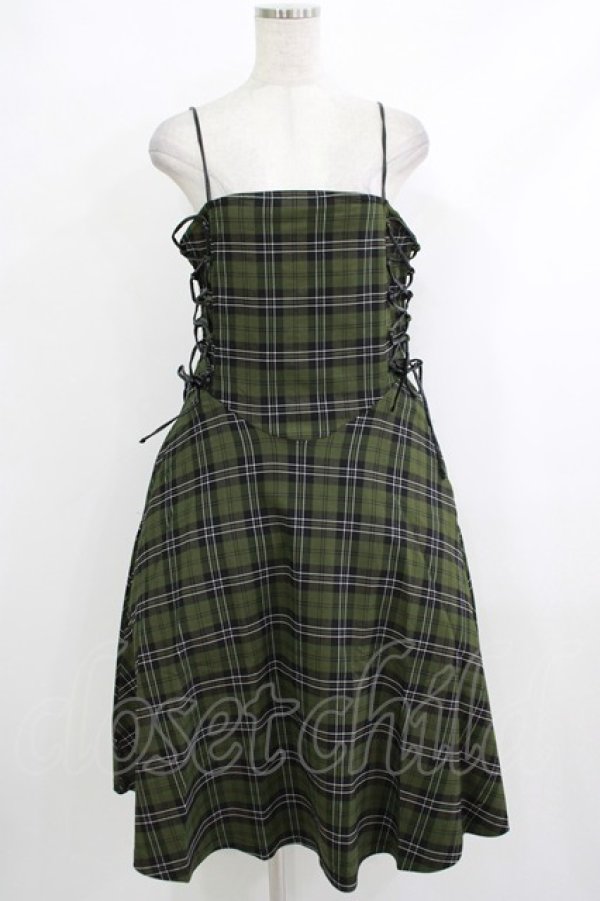 画像1: KILL STAR / Elyswyth Dress M グリーン H-25-10-13-1001-SL-OP-KB-ZH (1)
