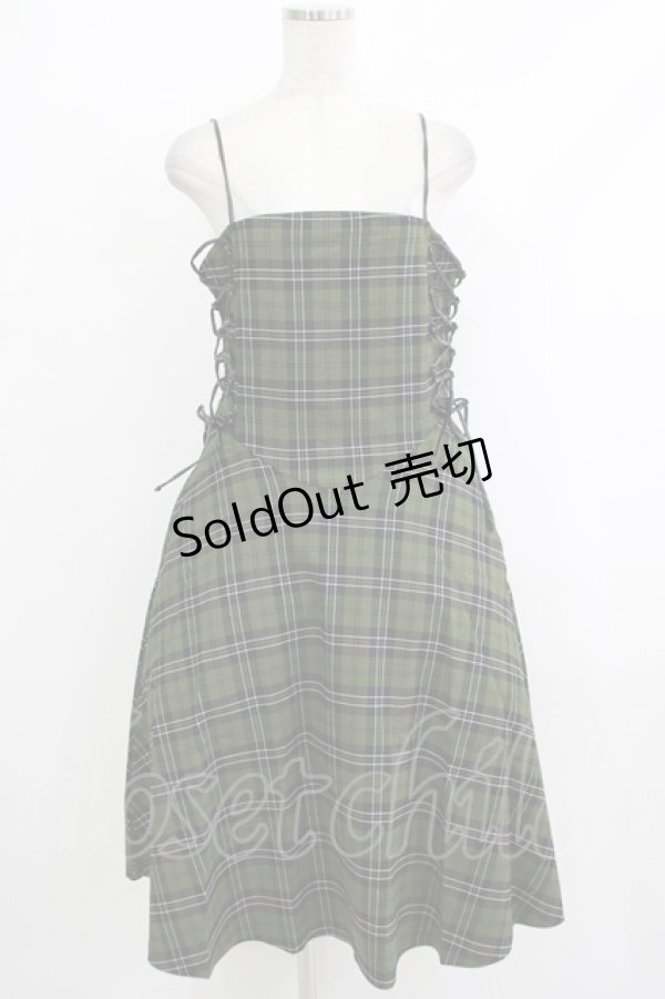 画像1: KILL STAR / Elyswyth Dress M グリーン H-25-10-13-1001-SL-OP-KB-ZH (1)