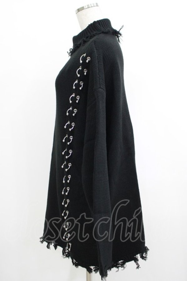 画像2: KILL STAR / Daith Knit Sweater XS ブラック H-25-10-13-1032-SL-TO-KB-ZH (2)