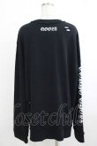 画像3: QOOZA / 東京喰種×QOOZA金木研 ダメージスウェット  ブラック H-25-10-13-1034-PU-TO-KB-ZY (3)