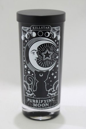 画像: KILL STAR / MOONSPELL RITUAL CANDLE  ブラック H-25-10-13-1047-SL-ZA-KB-ZH