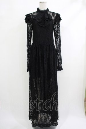 画像: KILL STAR / Enmity Maxi Dress S ブラック H-25-10-13-1006-SL-OP-KB-ZH