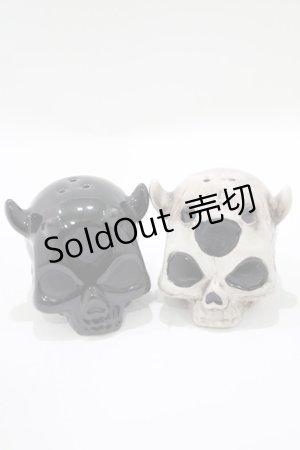 画像: KILL STAR / Ashmedai Salt&Pepper Shaker   H-25-10-13-1062-SL-ZA-KB-ZH