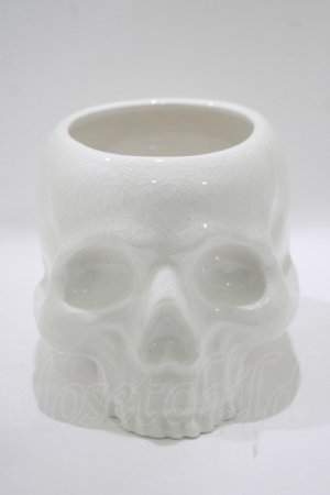 画像: KILL STAR / CRANIUM PLANTER  ホワイト H-25-10-13-1069-SL-ZA-KB-ZH
