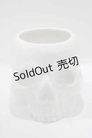 画像: KILL STAR / CRANIUM PLANTER  ホワイト H-25-10-13-1069-SL-ZA-KB-ZT-W005