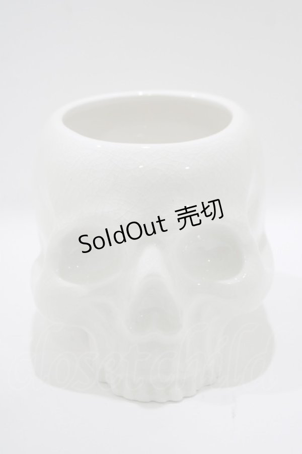 画像1: KILL STAR / CRANIUM PLANTER  ホワイト H-25-10-13-1069-SL-ZA-KB-ZT-W005 (1)