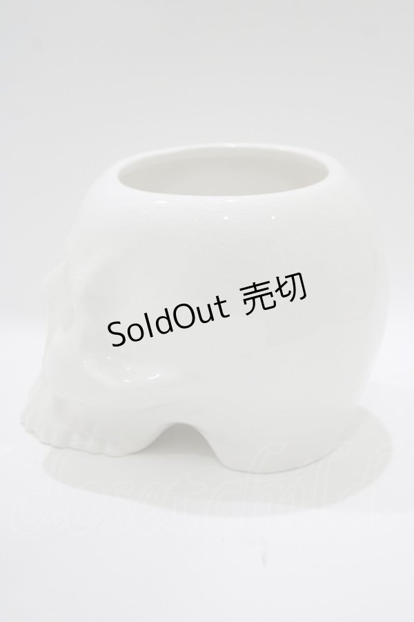 画像2: KILL STAR / CRANIUM PLANTER  ホワイト H-25-10-13-1069-SL-ZA-KB-ZT-W005 (2)