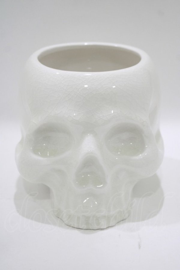 画像1: KILL STAR / CRANIUM PLANTER  ホワイト H-25-10-13-1070-SL-ZA-KB-ZH (1)