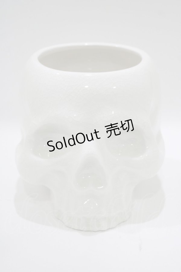画像1: 【SALE】KILL STAR / CRANIUM PLANTER  ホワイト H-25-10-13-1070-SL-ZA-KB-ZT-W005 (1)