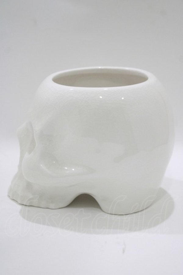 画像2: KILL STAR / CRANIUM PLANTER  ホワイト H-25-10-13-1070-SL-ZA-KB-ZH (2)