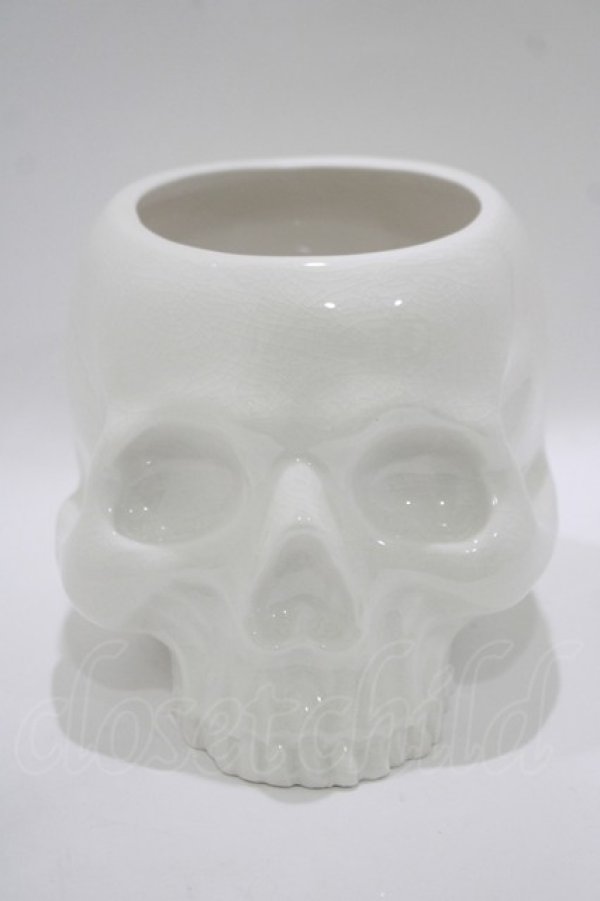 画像1: KILL STAR / CRANIUM PLANTER  ホワイト H-25-10-13-1071-SL-ZA-KB-ZT-W005 (1)