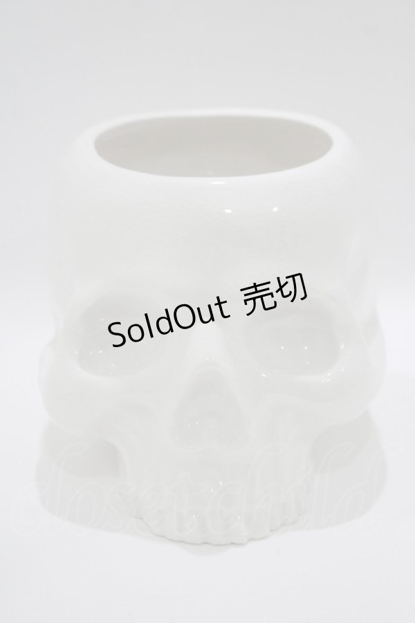 画像1: KILL STAR / CRANIUM PLANTER  ホワイト H-25-10-13-1071-SL-ZA-KB-ZT-W005 (1)