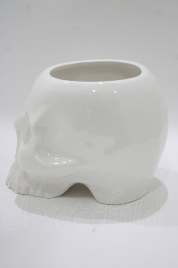 画像2: KILL STAR / CRANIUM PLANTER  ホワイト H-25-10-13-1071-SL-ZA-KB-ZT-W005 (2)