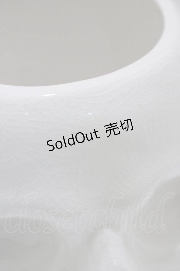 画像3: KILL STAR / CRANIUM PLANTER  ホワイト H-25-10-13-1071-SL-ZA-KB-ZT-W005 (3)