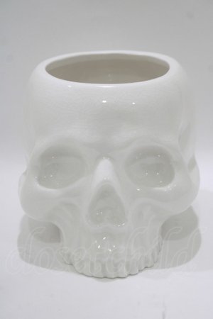 画像: KILL STAR / CRANIUM PLANTER  ホワイト H-25-10-13-1072-SL-ZA-KB-ZH