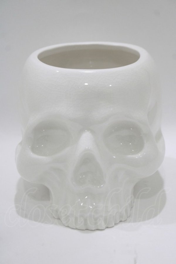 画像1: KILL STAR / CRANIUM PLANTER  ホワイト H-25-10-13-1072-SL-ZA-KB-ZT-W005 (1)