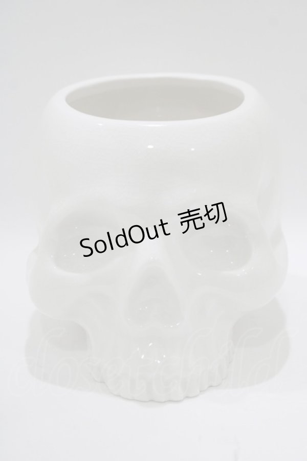 画像1: KILL STAR / CRANIUM PLANTER  ホワイト H-25-10-13-1072-SL-ZA-KB-ZT-W005 (1)