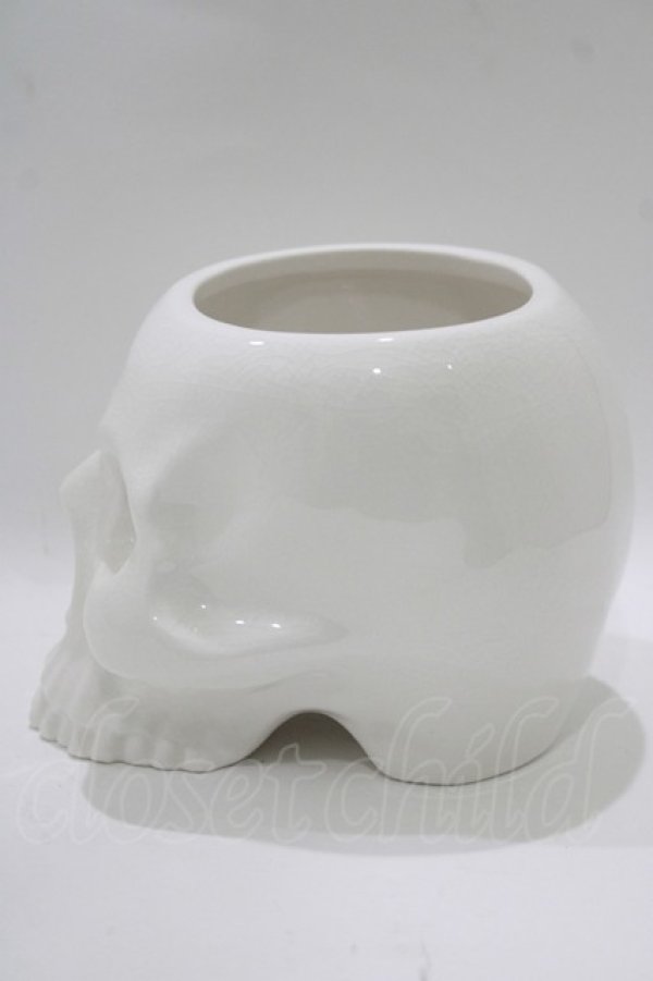 画像2: KILL STAR / CRANIUM PLANTER  ホワイト H-25-10-13-1072-SL-ZA-KB-ZT-W005 (2)