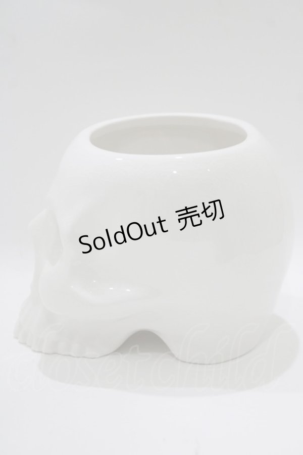 画像2: KILL STAR / CRANIUM PLANTER  ホワイト H-25-10-13-1072-SL-ZA-KB-ZT-W005 (2)