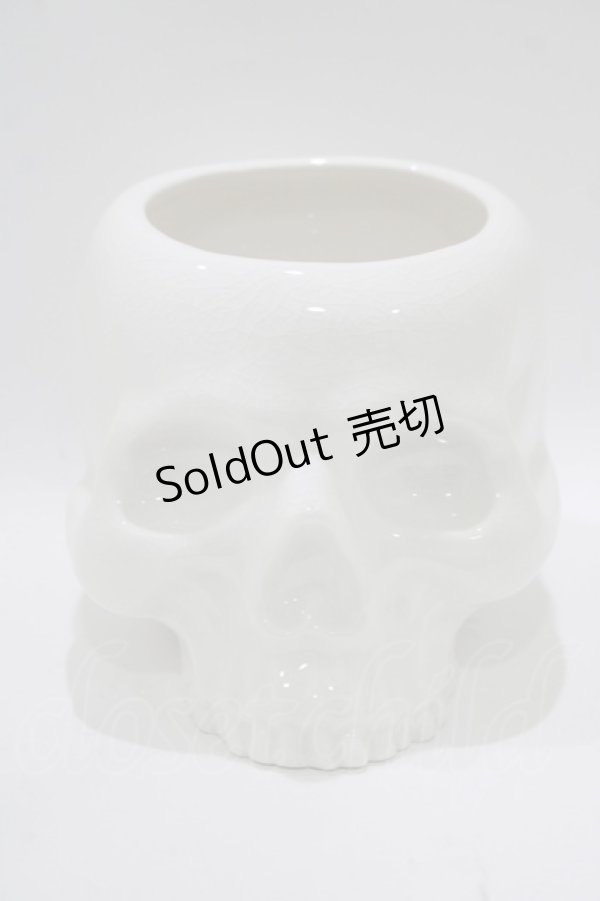 画像1: KILL STAR / CRANIUM PLANTER  ホワイト H-25-10-13-1073-SL-ZA-KB-ZT-W005 (1)