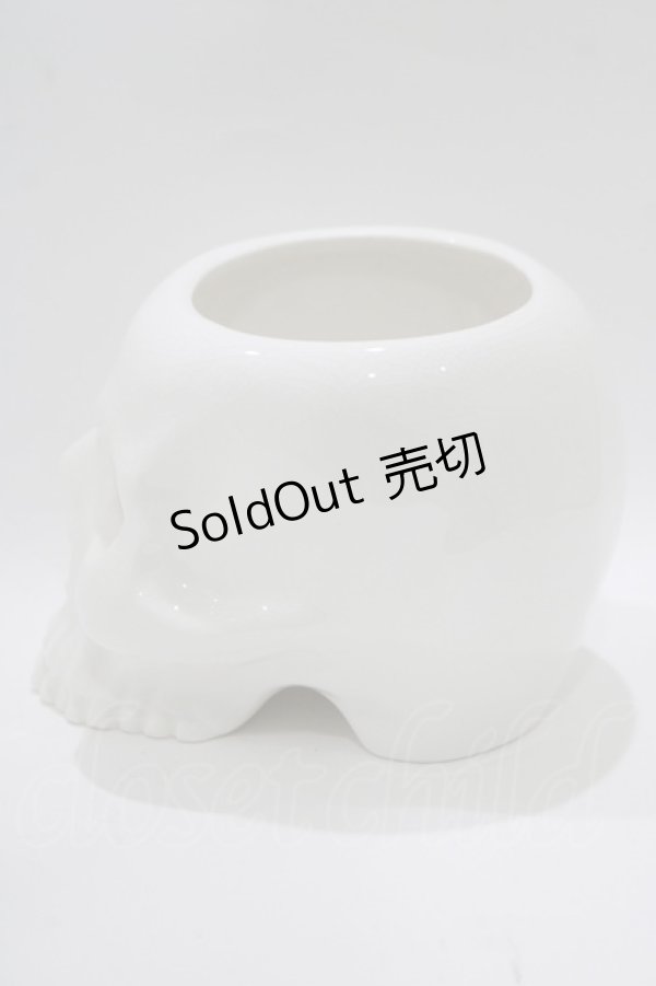 画像2: KILL STAR / CRANIUM PLANTER  ホワイト H-25-10-13-1073-SL-ZA-KB-ZT-W005 (2)