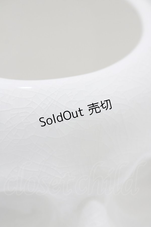 画像3: KILL STAR / CRANIUM PLANTER  ホワイト H-25-10-13-1073-SL-ZA-KB-ZT-W005 (3)