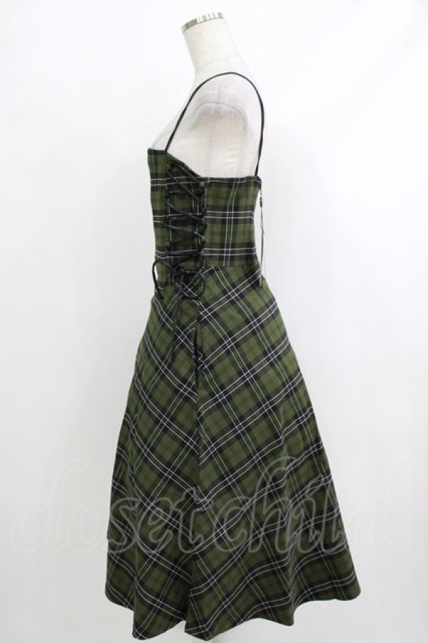 画像2: KILL STAR / Elyswyth Dress M グリーン H-25-10-13-1001-SL-OP-KB-ZH (2)