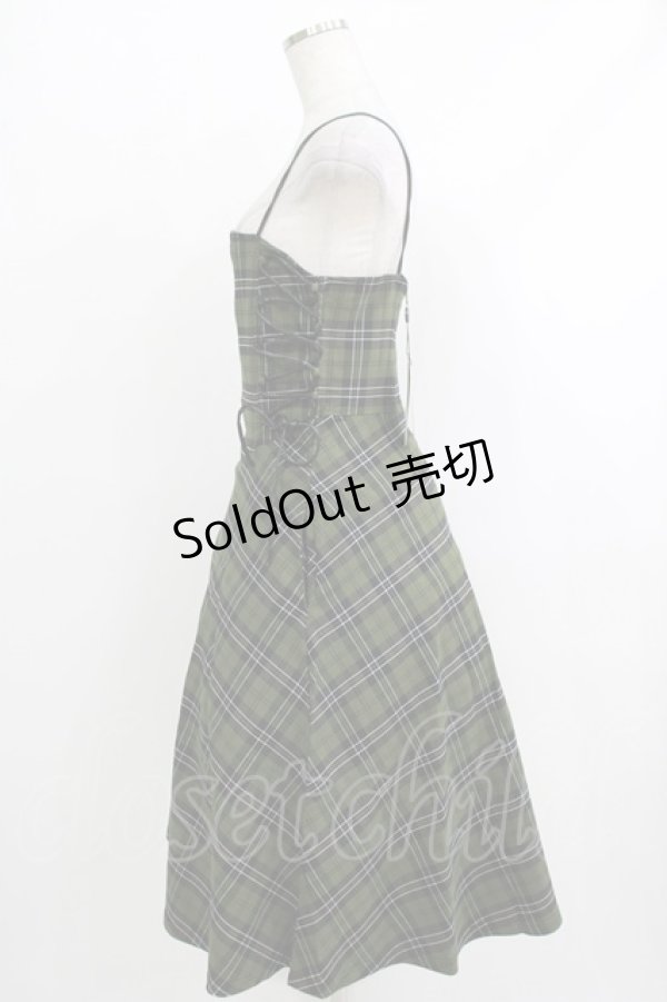 画像2: KILL STAR / Elyswyth Dress M グリーン H-25-10-13-1001-SL-OP-KB-ZH (2)