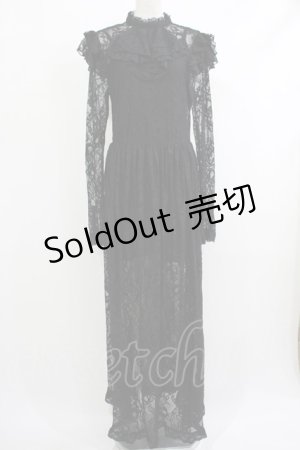 画像: KILL STAR / Enmity Maxi Dress M ブラック H-25-10-13-1008-SL-OP-KB-ZH