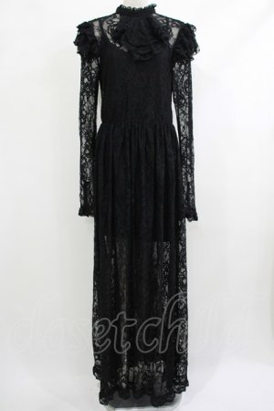 画像: KILL STAR / Enmity Maxi Dress M ブラック H-25-10-13-1009-SL-OP-KB-ZH