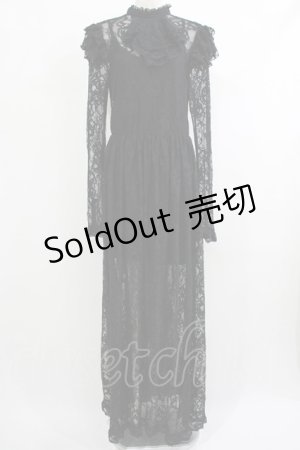画像: KILL STAR / Enmity Maxi Dress M ブラック H-25-10-13-1009-SL-OP-KB-ZH