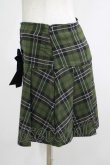 画像2: KILL STAR / Dark Canopy Pleated Skirt S グリーン H-25-10-13-1010-SL-SK-KB-ZH (2)