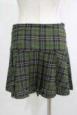 画像3: KILL STAR / Dark Canopy Pleated Skirt S グリーン H-25-10-13-1010-SL-SK-KB-ZH (3)