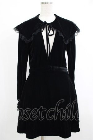画像: KILL STAR / Emilee Emilee Collar Dress M ブラック H-25-10-13-1011-SL-OP-KB-ZH