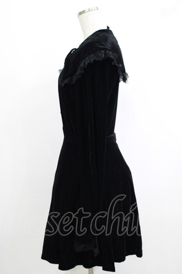 画像2: KILL STAR / Emilee Emilee Collar Dress M ブラック H-25-10-13-1012-SL-OP-KB-ZH (2)