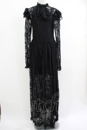 画像: KILL STAR / Enmity Maxi Dress S ブラック H-25-10-13-1013-SL-OP-KB-ZH