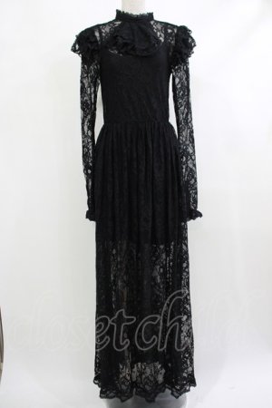 画像: KILL STAR / Enmity Maxi Dress XS ブラック H-25-10-13-1016-SL-OP-KB-ZH