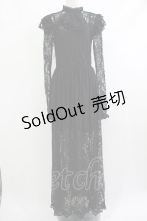 画像: KILL STAR / Enmity Maxi Dress XS ブラック H-25-10-13-1016-SL-OP-KB-ZH